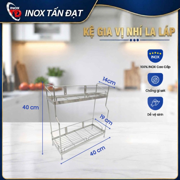 KỆ GIA VỊ NHÍ LA LÁP