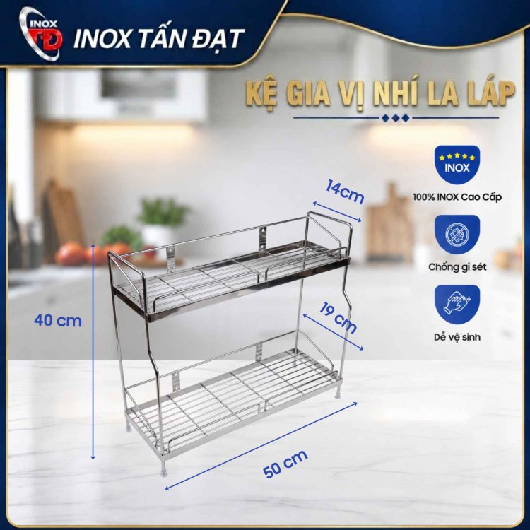 KỆ GIA VỊ NHÍ LA LÁP