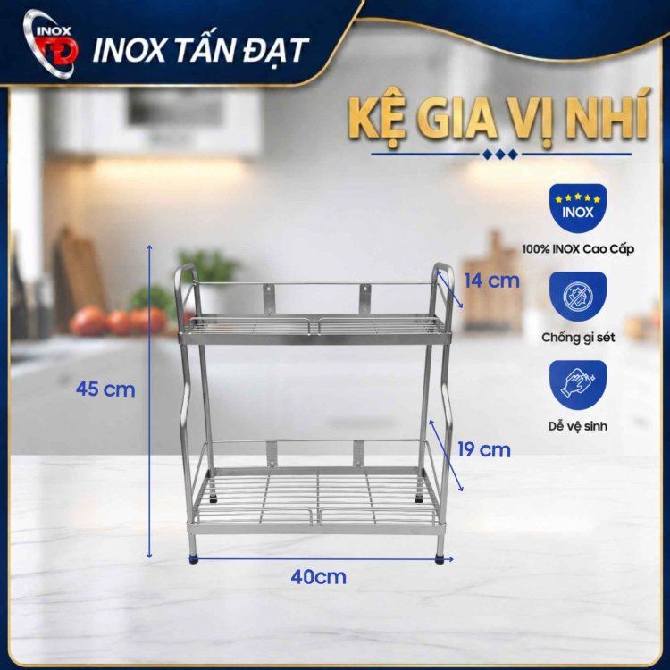 KỆ GIA VỊ NHÍ