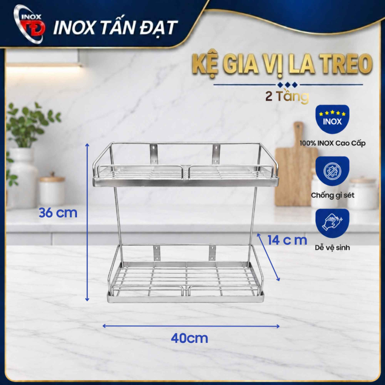 KỆ GIA VỊ LA TREO