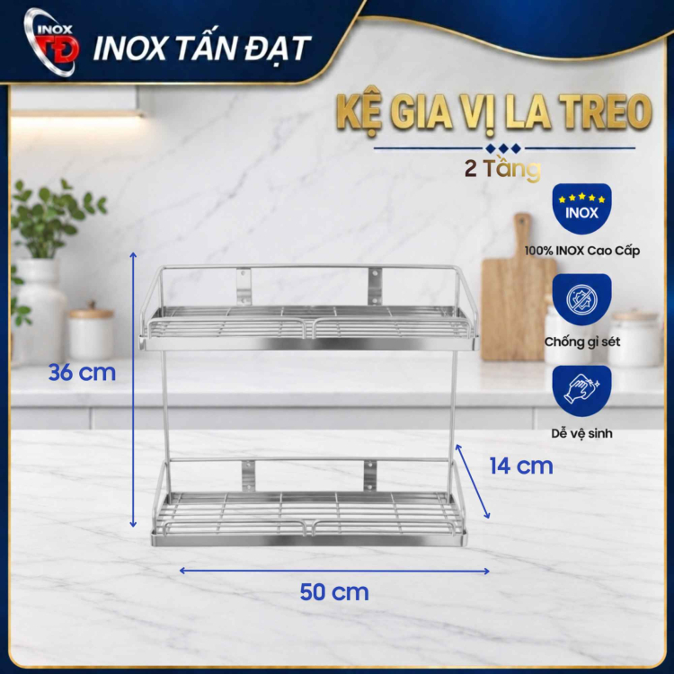 KỆ GIA VỊ LA TREO