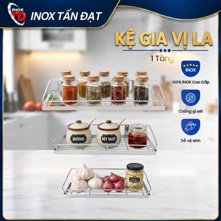 KỆ GIA VỊ LA 