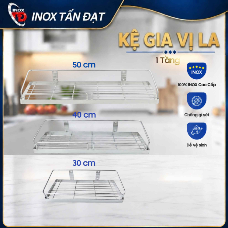 KỆ GIA VỊ LA 