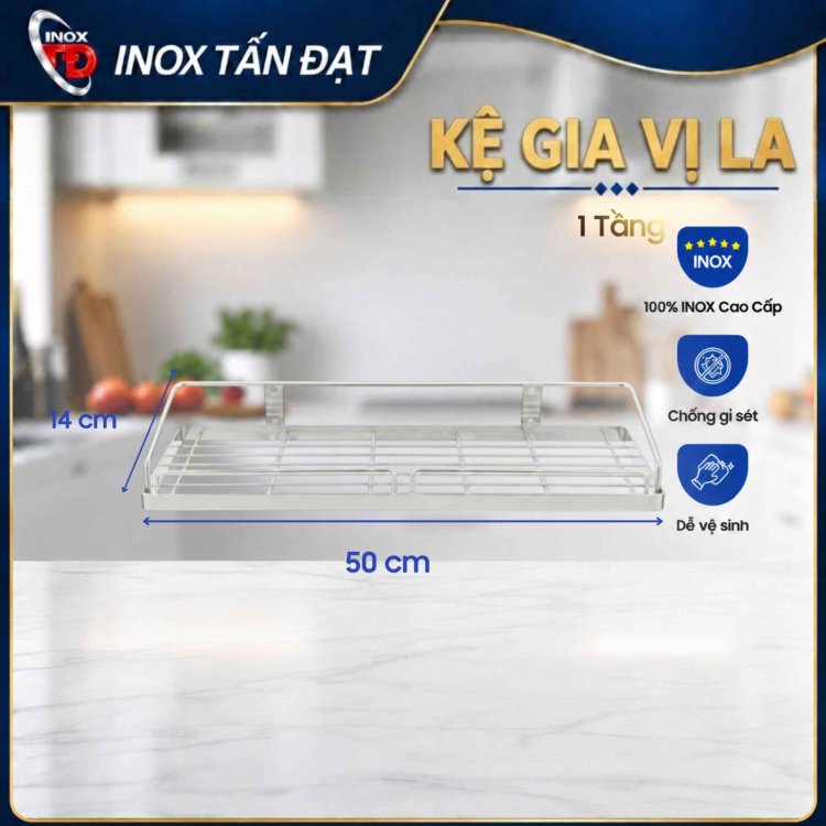 KỆ GIA VỊ LA 
