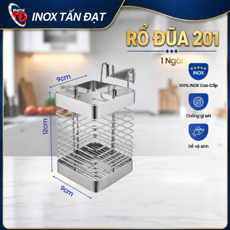 RỔ ĐŨA INOX 201 