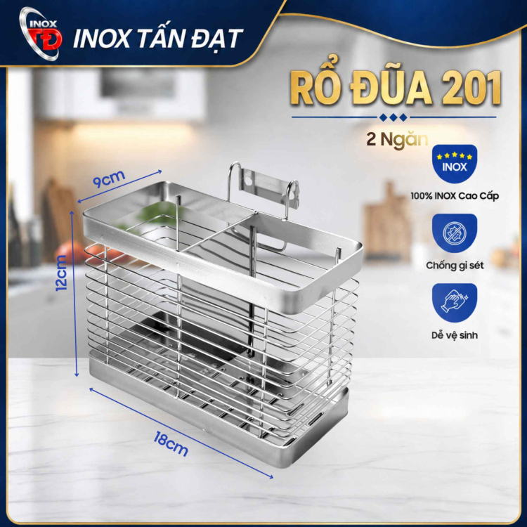 RỔ ĐŨA INOX 201 