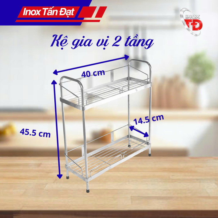 Kệ gia vị 2 tầng